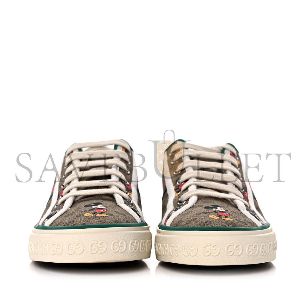 g*u*i x disney mini vintage gg S*p*e monogram mickey mouse 1977 tennis sneakers